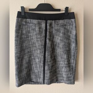 Talbots Black and Gray Pencil Skirt Office